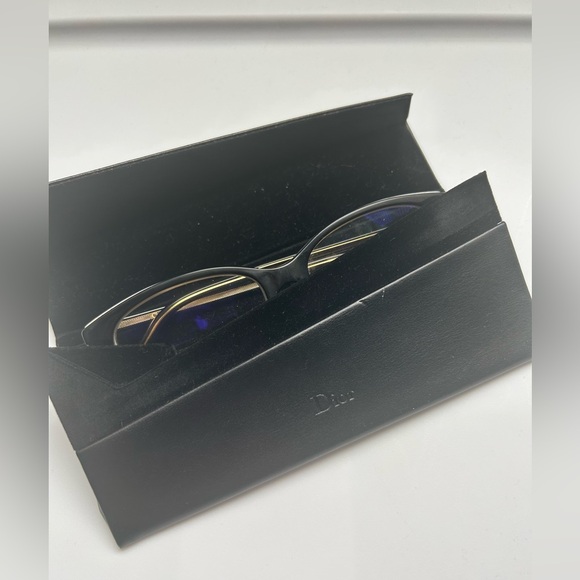 DIOR Black Leather Glasses Case - Picture 11 of 11